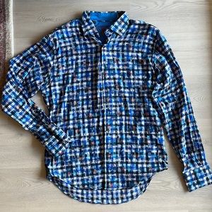 Men’s Luciano Visconti Plaid Button Down